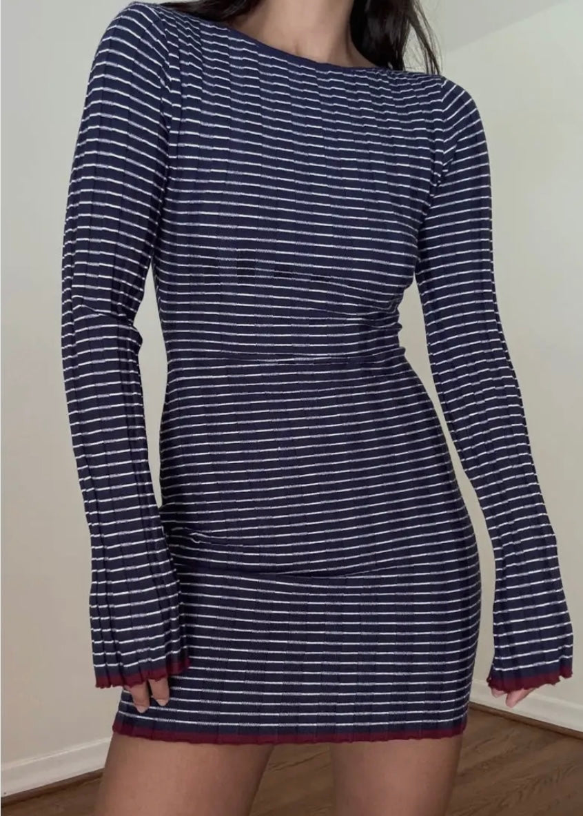 Bailey Striped Mini Dress