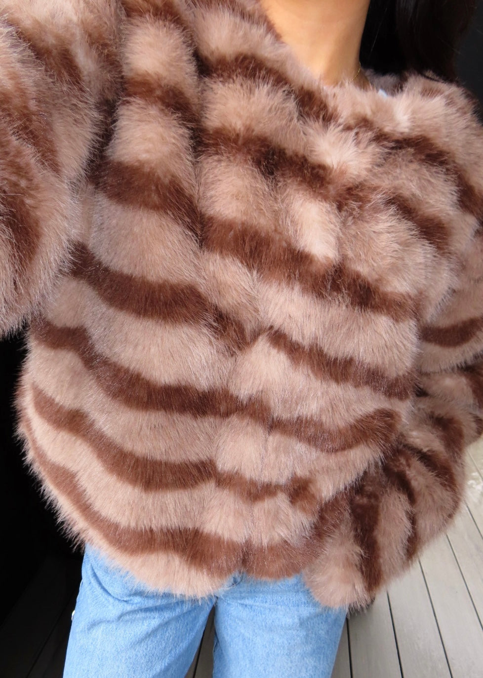 Alice Cropped Fur Jacket
