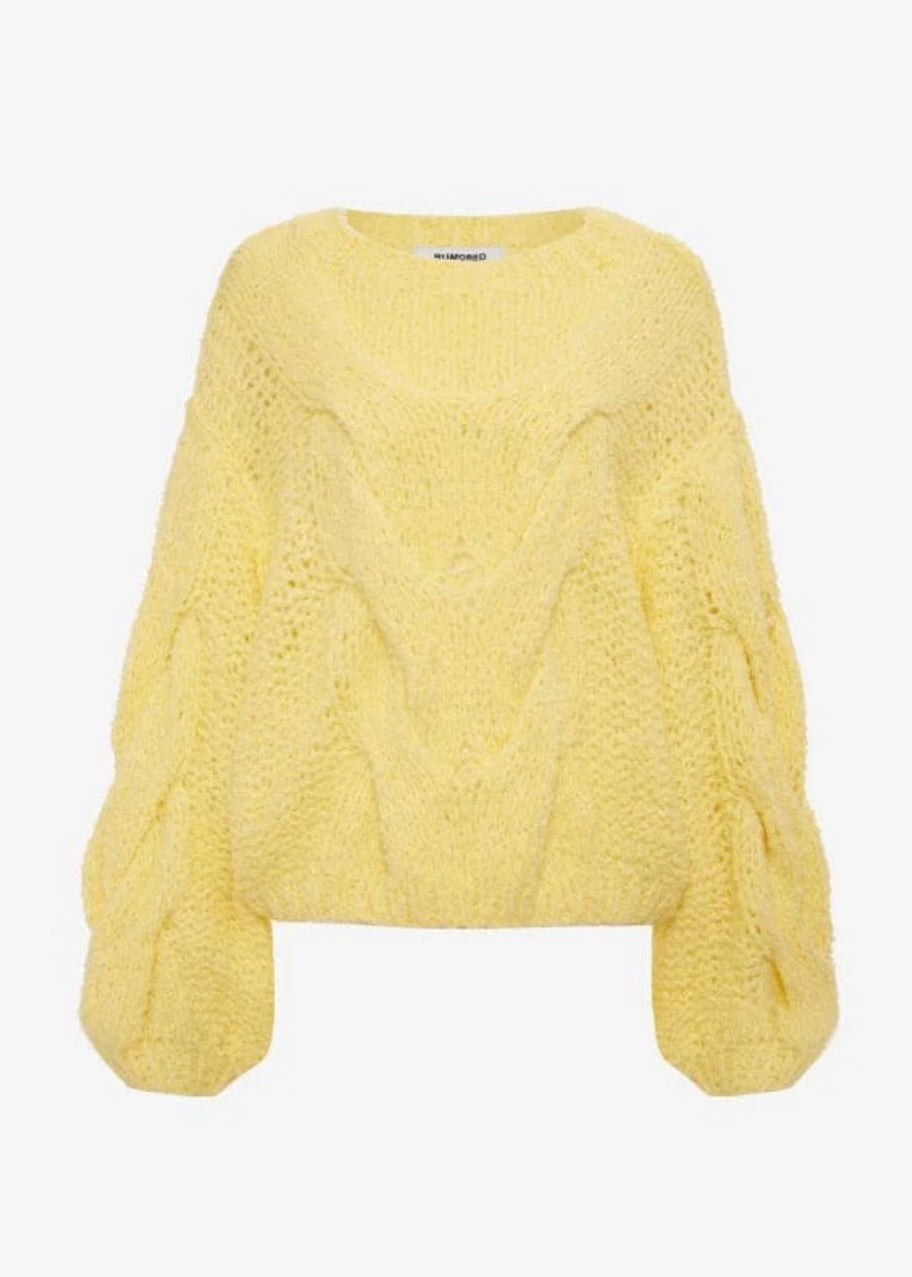 Rumored Nonna Sweater in Banana