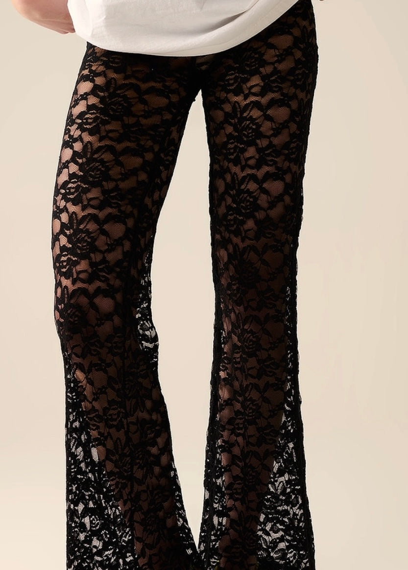 Jade Lace Pants